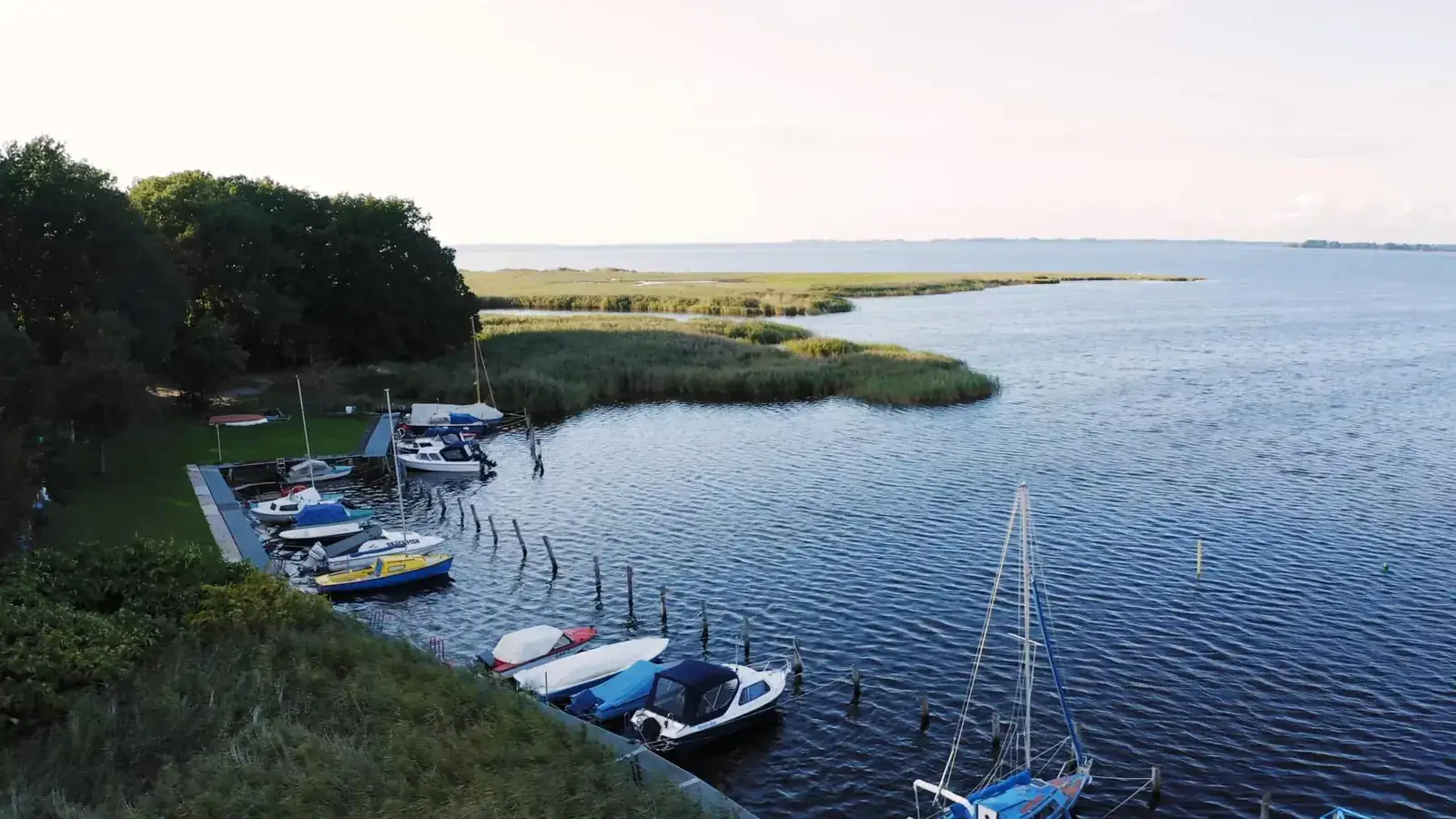 Landschaft rund um das Gutshaus Bückling auf Rügen