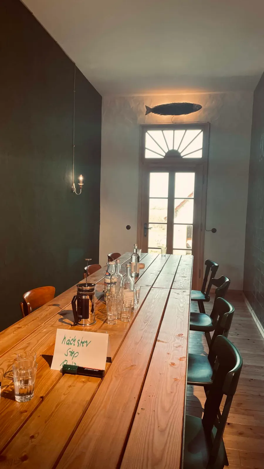 Arbeitsplatz im Gutshaus Bückling